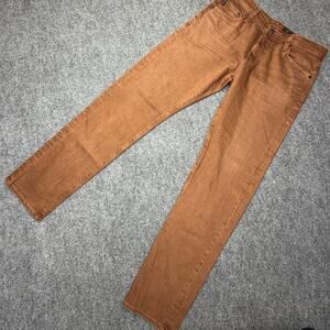 AG Adriano Goldschmied Jeans Mens 32x33 Brown Graduate Tailored Leg NEW